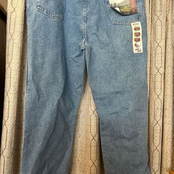Wrangler Mens Size 44/30 Blue Jeans - Picture 5 of 7